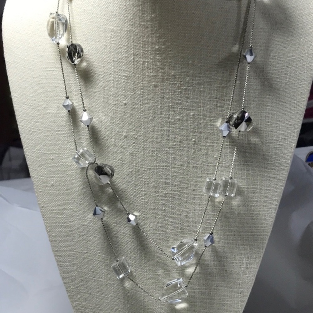 Premiere Designs necklace, clear beads